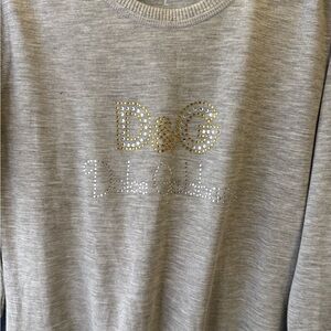 Dolce & Gabbana Gray Logo Sweatshirt